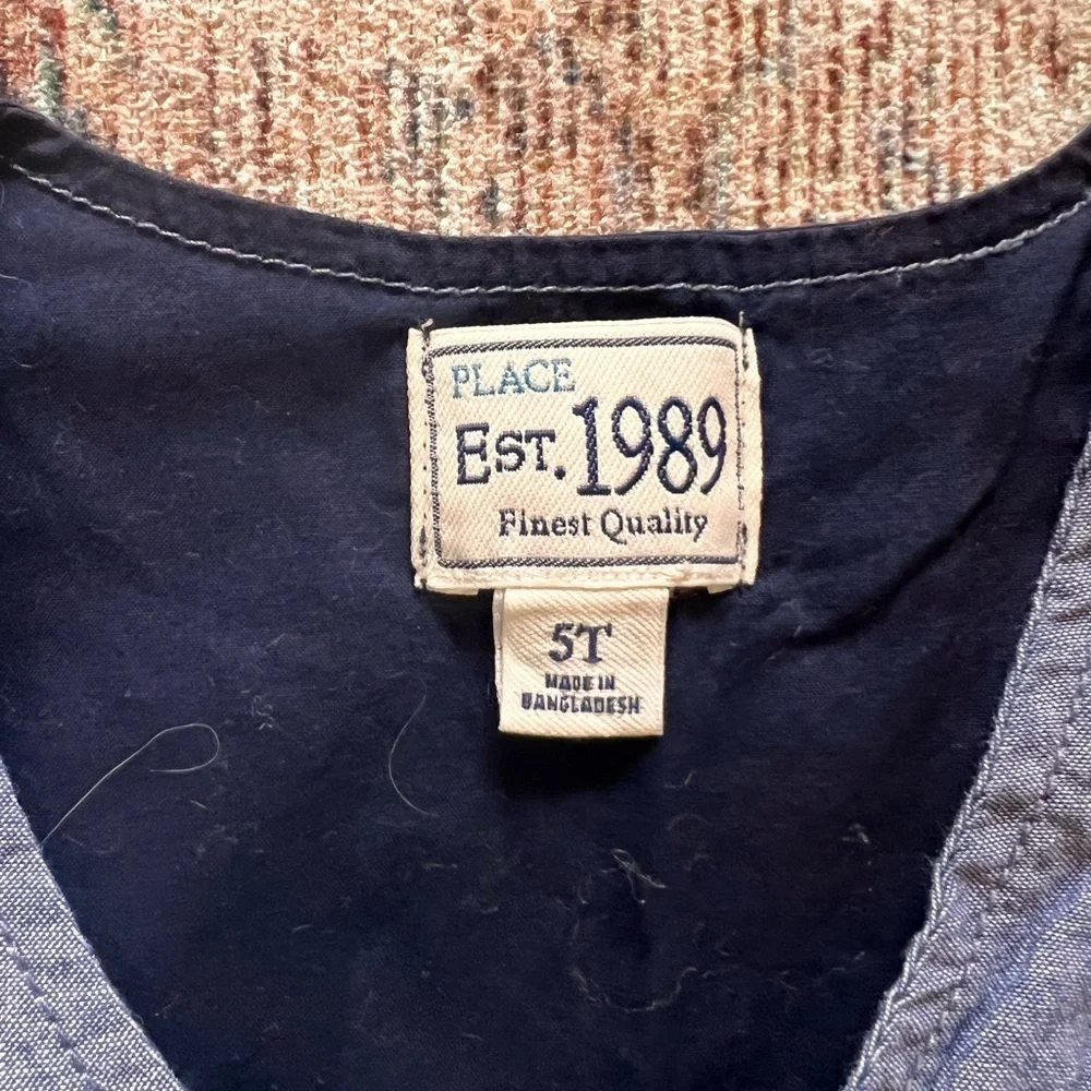 The Children's Place Blue Vest for Versatile Layering